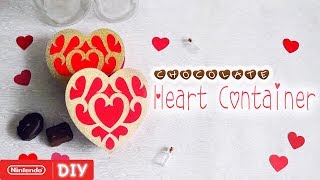 Make a Chocolate Heart Container Box from The Legend of Zelda - NintenDIY