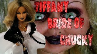 tiffany chucky barbie custom- como hacer una muñeca de tiffany- bride of chucky - cult of chucky