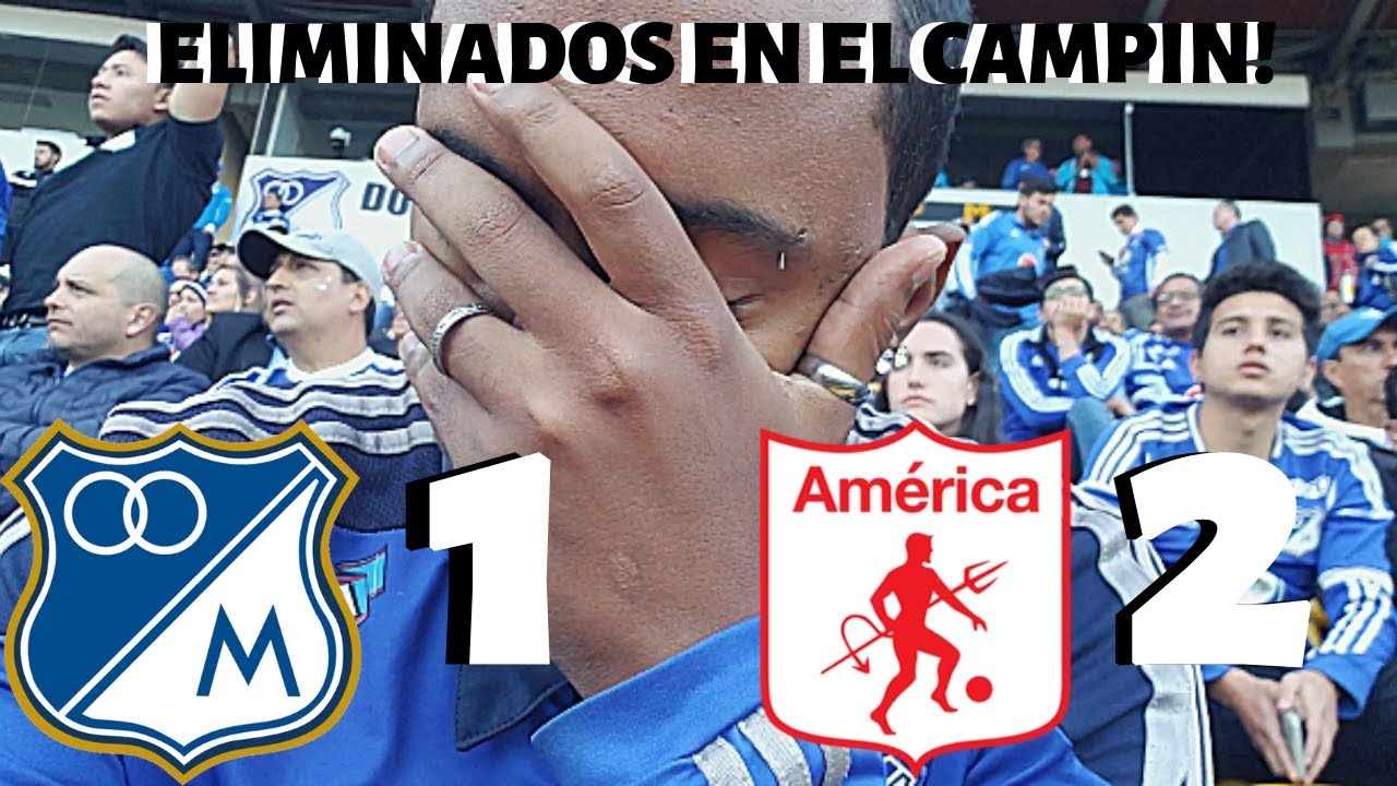 😭 Asi Sufrimos La Derrota De Millonarios En El Campin 2 - 1 Frente El ...