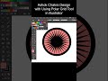 Ashok Chakra Design in illustrator #shorts