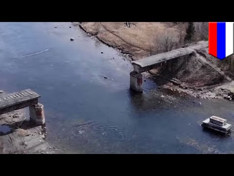 Metal thieves steal entire bridge in Russia - TomoNews