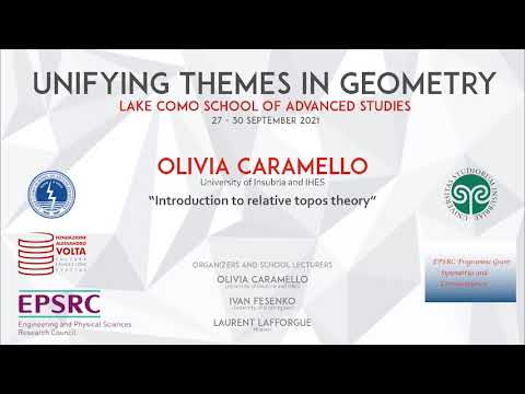 Olivia Caramello: “Introduction to relative topos theory”