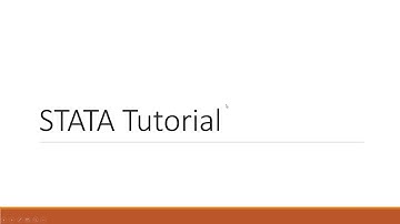 STATA Tutorial