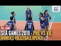 SEA Games 2019: PHL VS VIE Volleyball Women's Opener (Full) | Volleyball