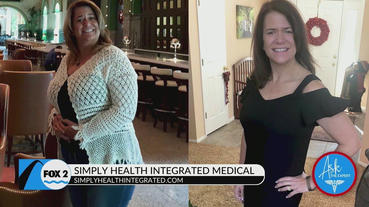 Before and after see the weight loss of one woman after working with