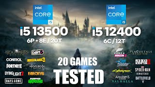 i5 13500 vs i5 12400 | RTX 3080 | 1080p - 1440p 20 Games Tested