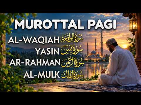 Murottal Pagi Pembuka Rezeki | Surah Al Waqiah, Yasin, Ar Rahman, Al Mulk | Alaa Aqel