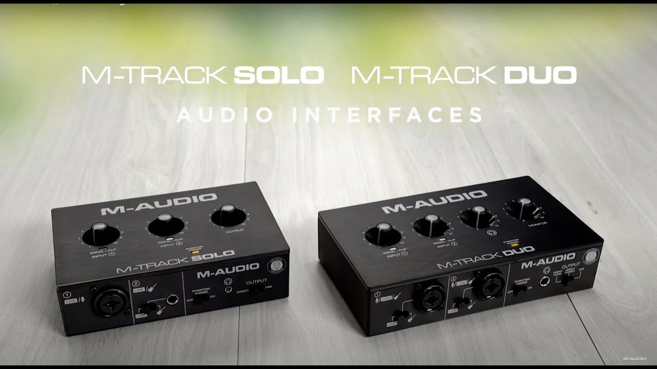 M-Audio M-Track Duo – USB Audio Interface for Recording, Streaming and  Podcasting with Dual XLR, Line & DI Inputs, plus a Software Suite Included