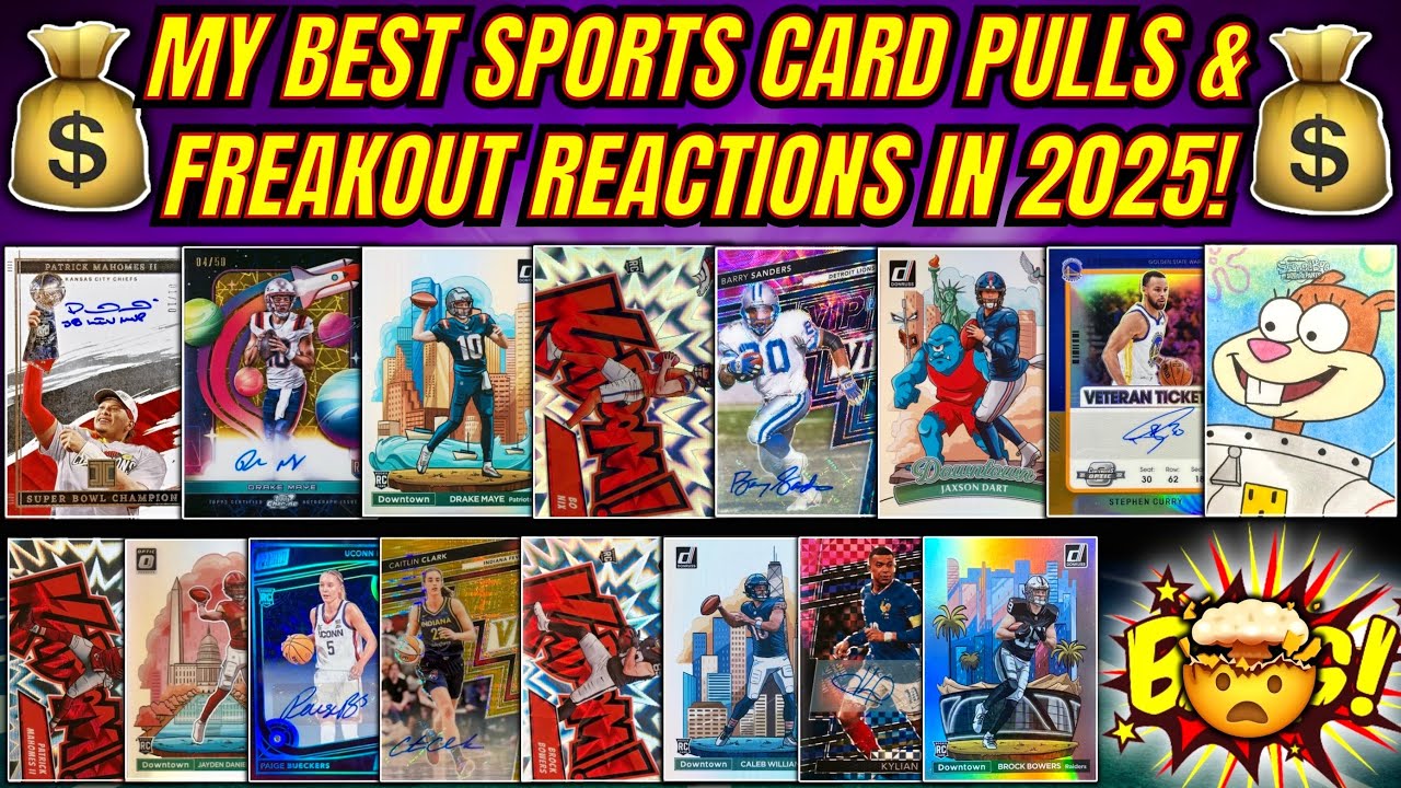 *My BEST Pulls & Freakout Reactions in 2025!🤯 Over $1,000,000+ in Sports Cards!💰