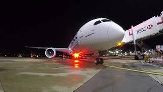 Ramp Agent POV 787 Dreamliner offload