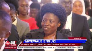 MWEWALE ENGUZI - Sssabalamuzi Owiny Dollo akuutidde abalamuzi