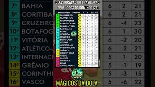 Palmeiras líder e Santos no Z4! #futebol #palmeiras #flamengo #inter #santos #saopaulo #corinthians