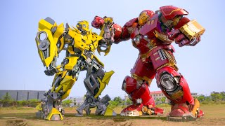 Transformers: The Last Knight - Bumblebee vs Iron Man | Paramount Pictures [HD] #28