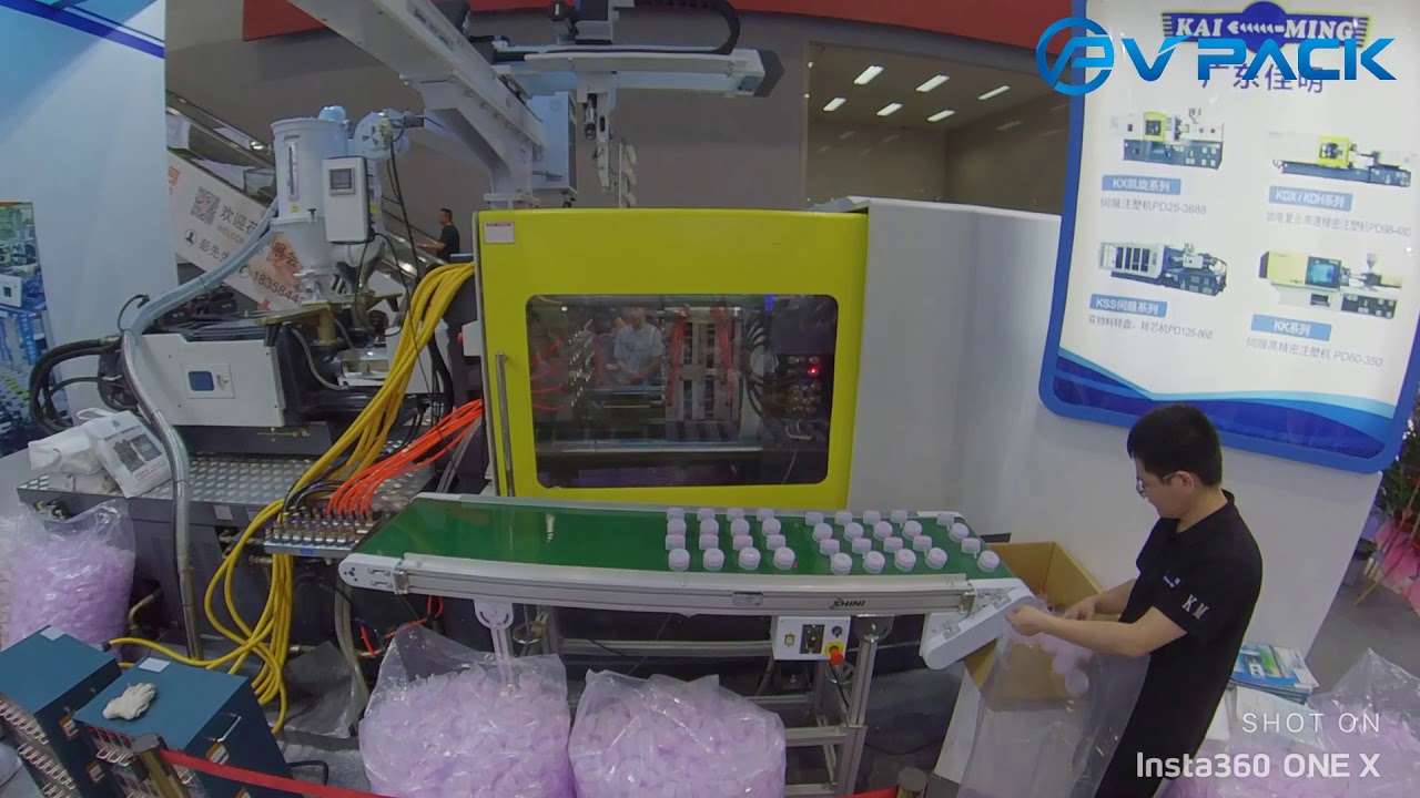 4400BPH 5 gallon cap injection machine+ rotary mold(2 color , 2 ...