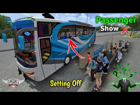 How To Show Passenger Bus Simulator Indonesia For Bussid ! Hide - Show Setting Passenger 😱