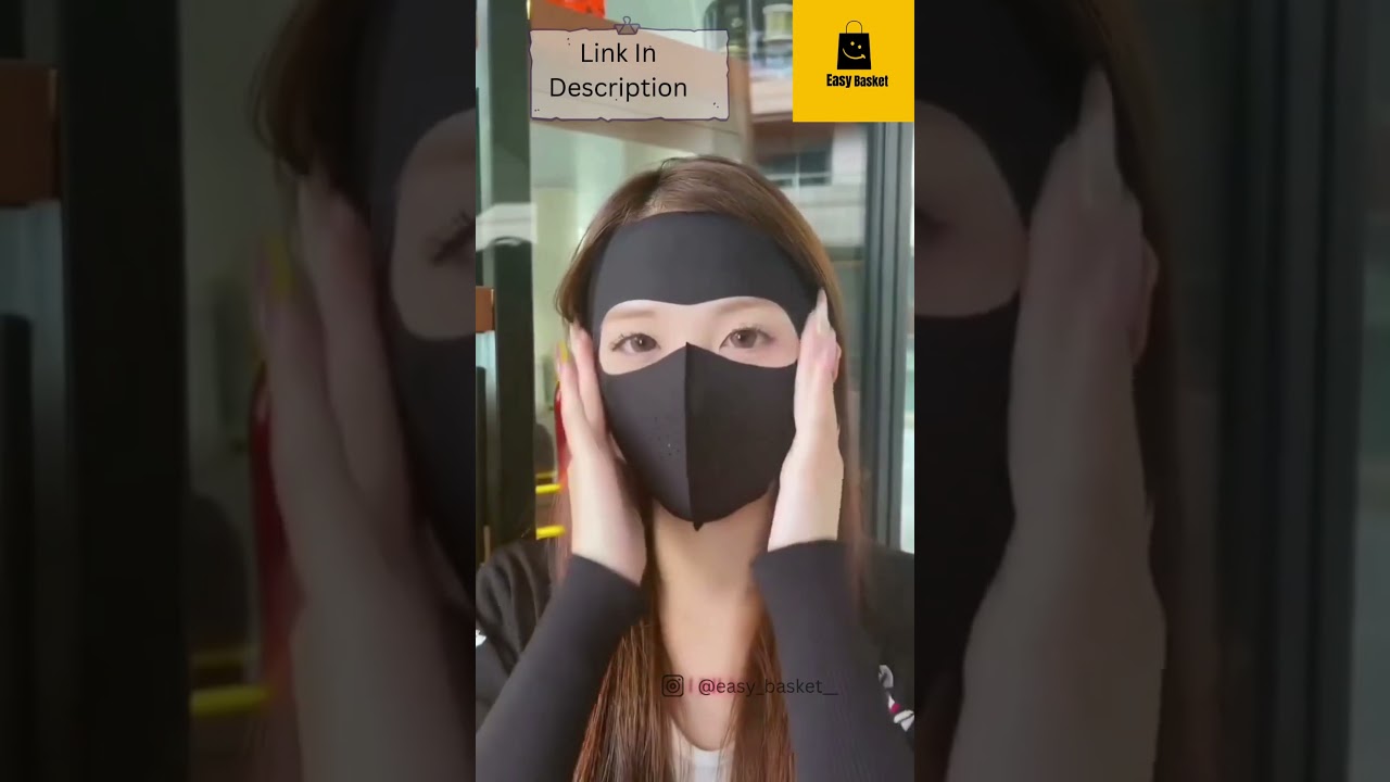 😎 Full Face Sun Protection Mask for Women ☀️💨🌐🔗 