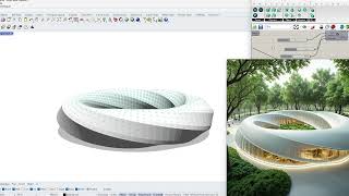 Grasshopper + Stable Diffusion (2) - Real-Time AI Rendering Iterations