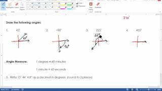6 1 Angles and Their Measure