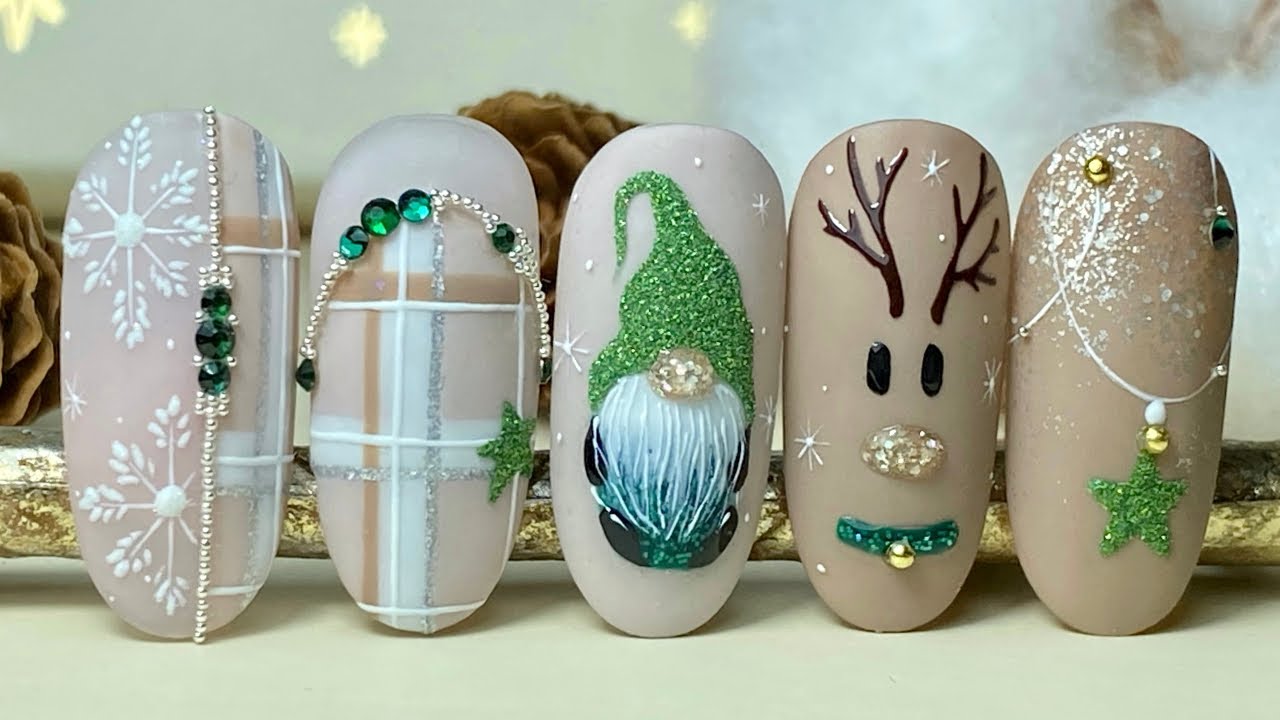 Christmas Gnome Nail Design Ideas - wide 2