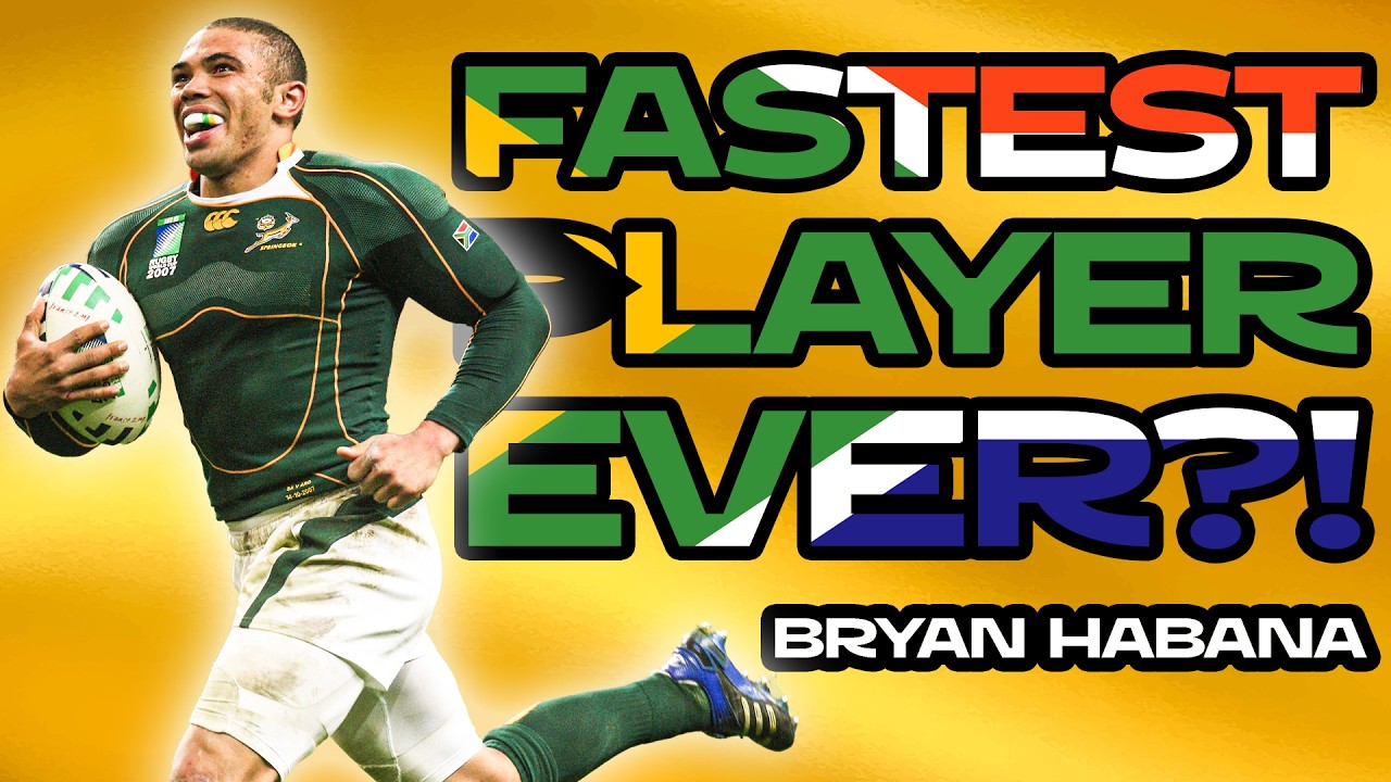 Rugby's FASTEST EVER Player! 💨 | Every Bryan Habana Try | Rugby World Cup