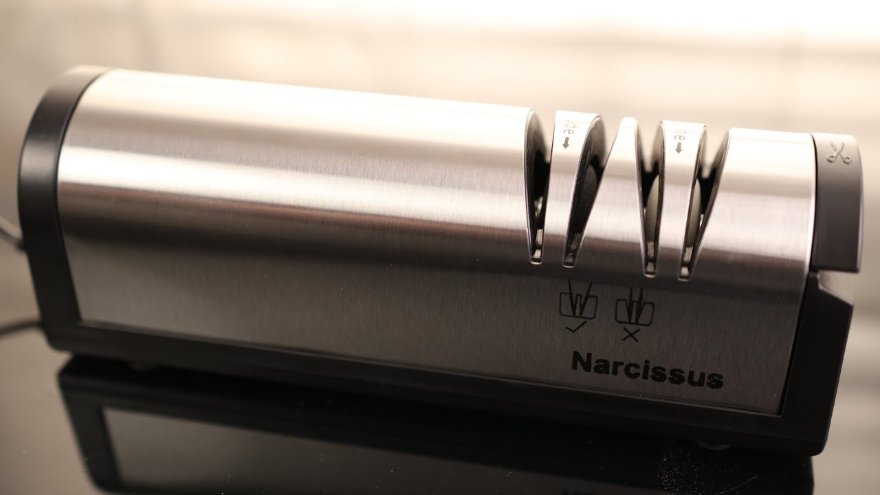 Narcissus Knife Sharpener, Professional 2-stage Electric Knife Sharpener  For Fast Sharpening And Polishing