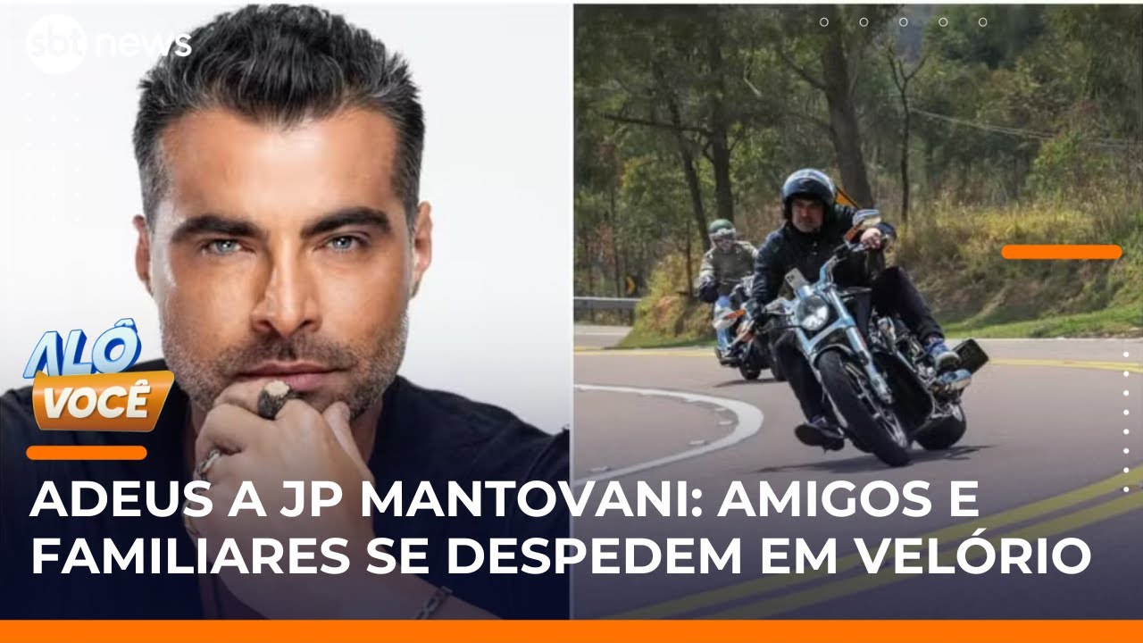 JP Mantovani, morto em acidente de moto, é sepultado em São Paulo | #AloVoce
