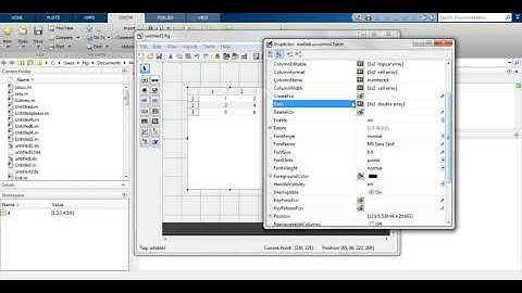 HOW TO USE UITABLES IN MATLAB GUI(EDITABLE)/ MATLAB UI TABLES (EDITABLE)