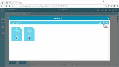 Deleting Images and Folders Permanently - postDICOM Free DICOM Viewer