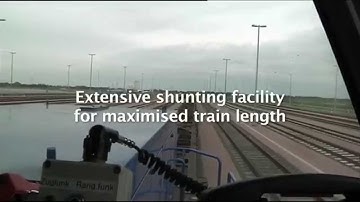 From ship to train (EUROGATE Container Terminal Wilhelmshaven)