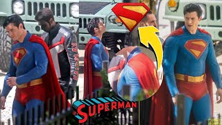 Superman  new suit reveal plus first look at Mister Terrific