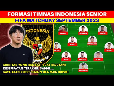 Prediksi Line Up Timnas Indonesia Senior di FIFA Matchday September 2023