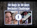 🛍️ 30 Bags in 30 Days Declutter Challenge || July 2018 || Day 1 🛍️