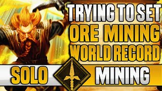 WATCH ME TRYING TO SET THE ORE MINING WORLD RECORD!