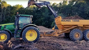 Digging a Pond - Day 1: More (BIG) Machines at the Farm!
