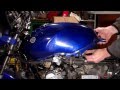 Как снять бак на мотоцикле YAMAHA YBR 125