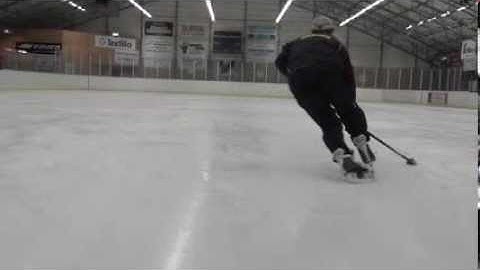 Ansis Straupe (skating with puck control)