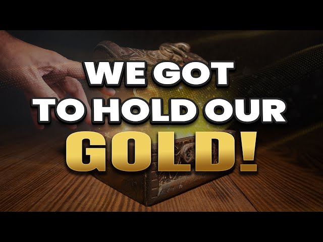 We got to see and hold our own gold in the vault