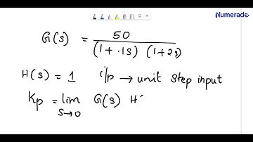 For a unity feedback system whose open-loop transfer function is given by 50 = S / (1 + 0.1s + 2s),…