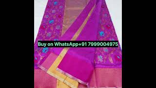 chanderi silk saree collection || all fabric saree's are available || by saree bala code 44 ||