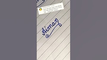How to write Aiman in cursive writing & style #shortyt #handwriting #cursive# calligraphy#trending
