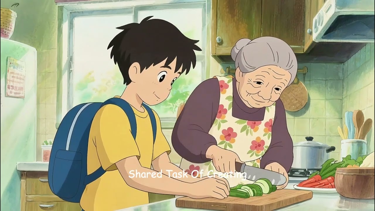 Cozy Ghibli Style Short Anime 🌿 A Summer Visit to Grandma