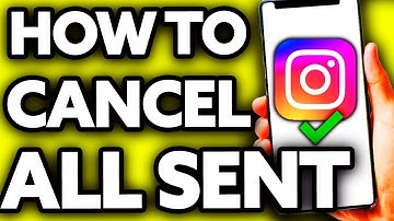 How To Cancel All Sent Follow Request on Instagram 2025