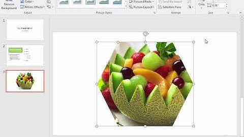 Cropping a Picture to a Shape in PowerPoint 2016