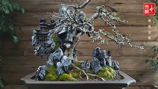 how to create a Bonsai Landscape with cliff Temple by 木根  Mugen Woong  164,211 views 2 years ago 15 minutes