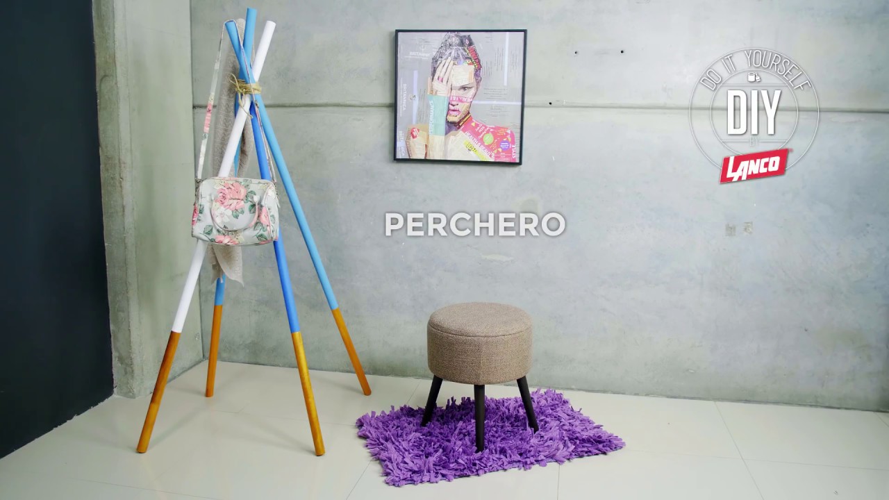 DIY - Perchero - YouTube