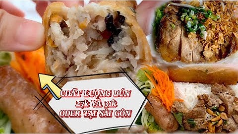 So sánh bún chả vs bún thịt nướng