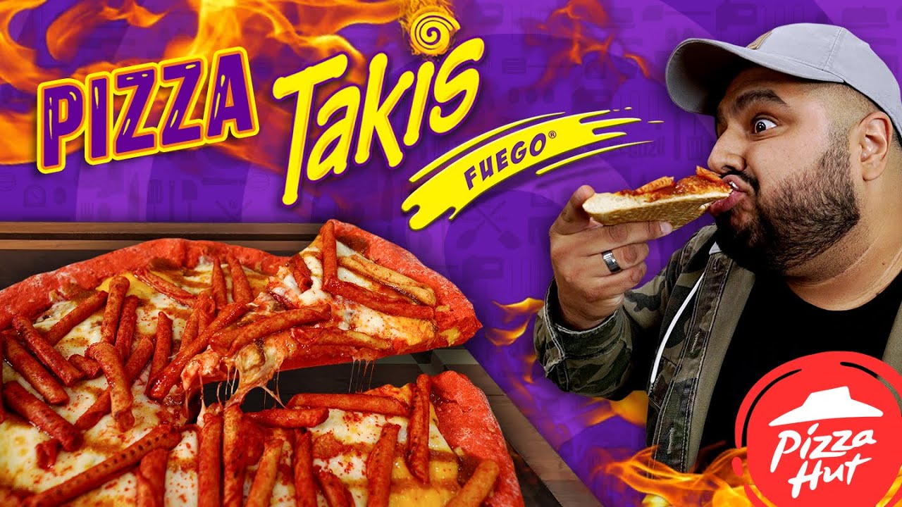 HICIMOS UNA PIZZA CON TAKIS FUEGO | EL GUZII | El Guzii