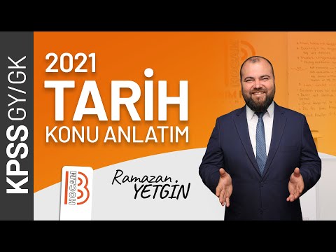 1) Tarih Dersine Giriş ve Öğrenci Bilgilendirmesi - Ramazan Yetgin (2021)