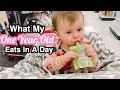 WHAT MY 1 YEAR OLD EATS IN A DAY | WHAT I EAT IN A DAY | 2020 | Megan Lindsay