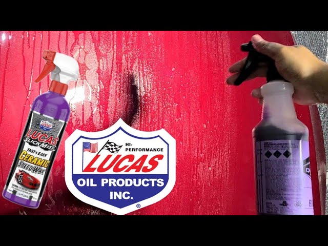 Lucas Oil Slick Mist MARINE Speed Wax Paint Gloss Intensifier 24